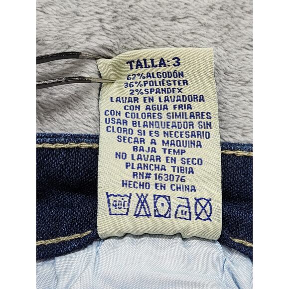 RPL Jeans New York High Rise Skinny Jeans Size 3 Juniors Blue Dark Wash Stretch - Picture 8 of 13